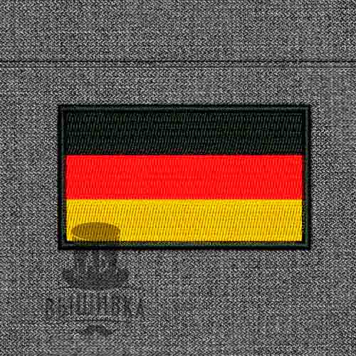 Дизайн машинной вышивки Флаг Германия Germany