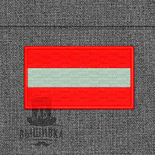 Дизайн машинной вышивки Флаг Австрия Austria