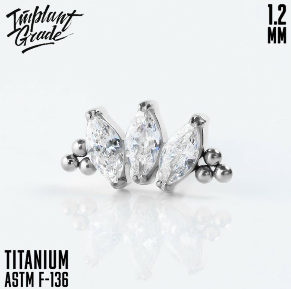 Накрутка NEW Bead Marquise 1.2 мм