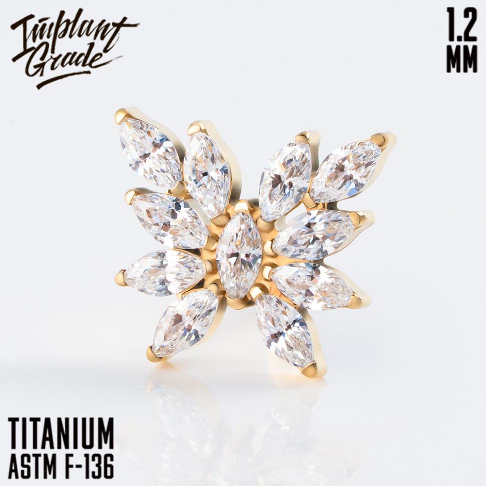 Накрутка Butterfly 1.2 мм Gold