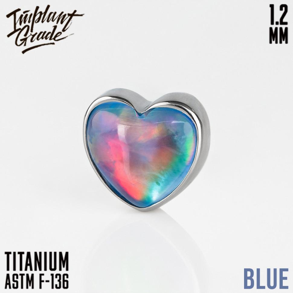 Накрутка Heart Synth 1.2 мм blue
