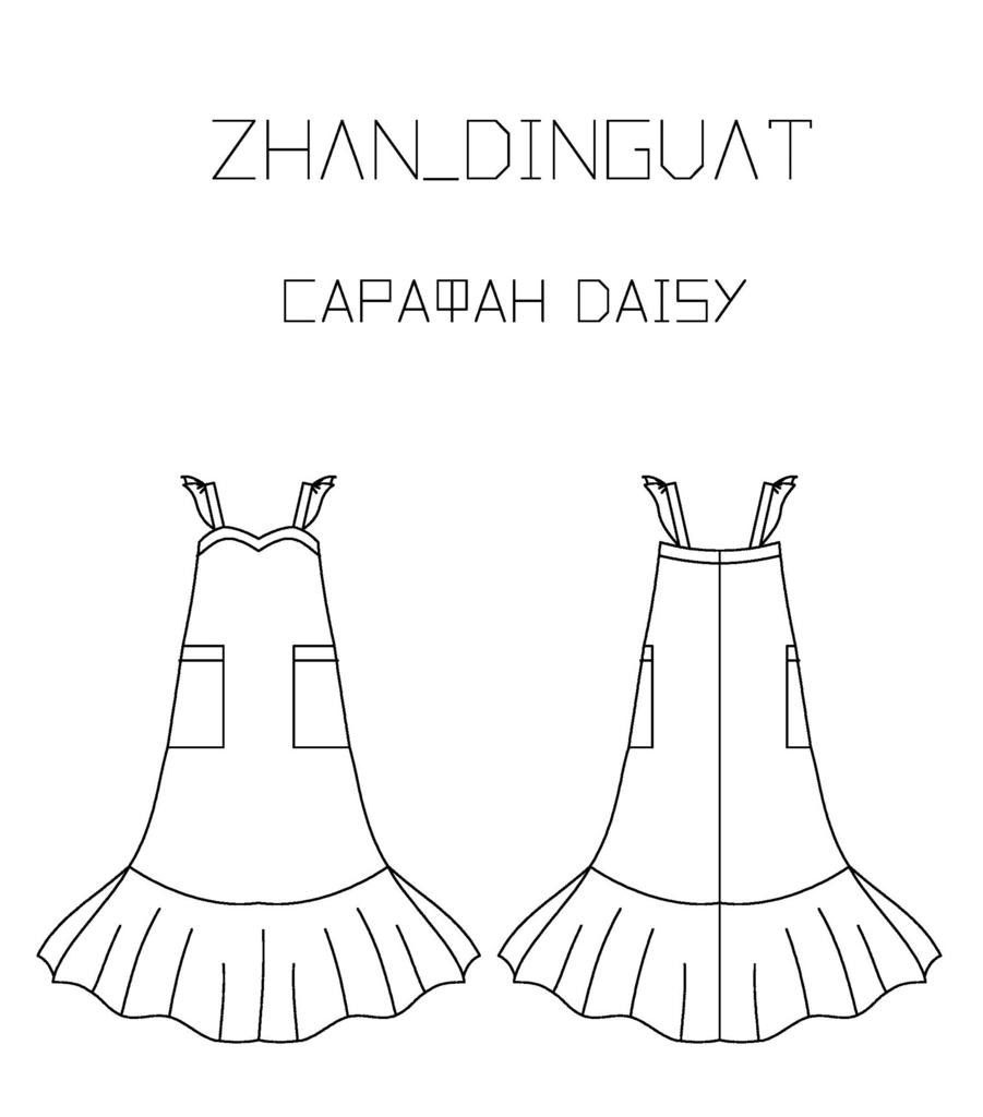 Выкройка сарафана Daisy