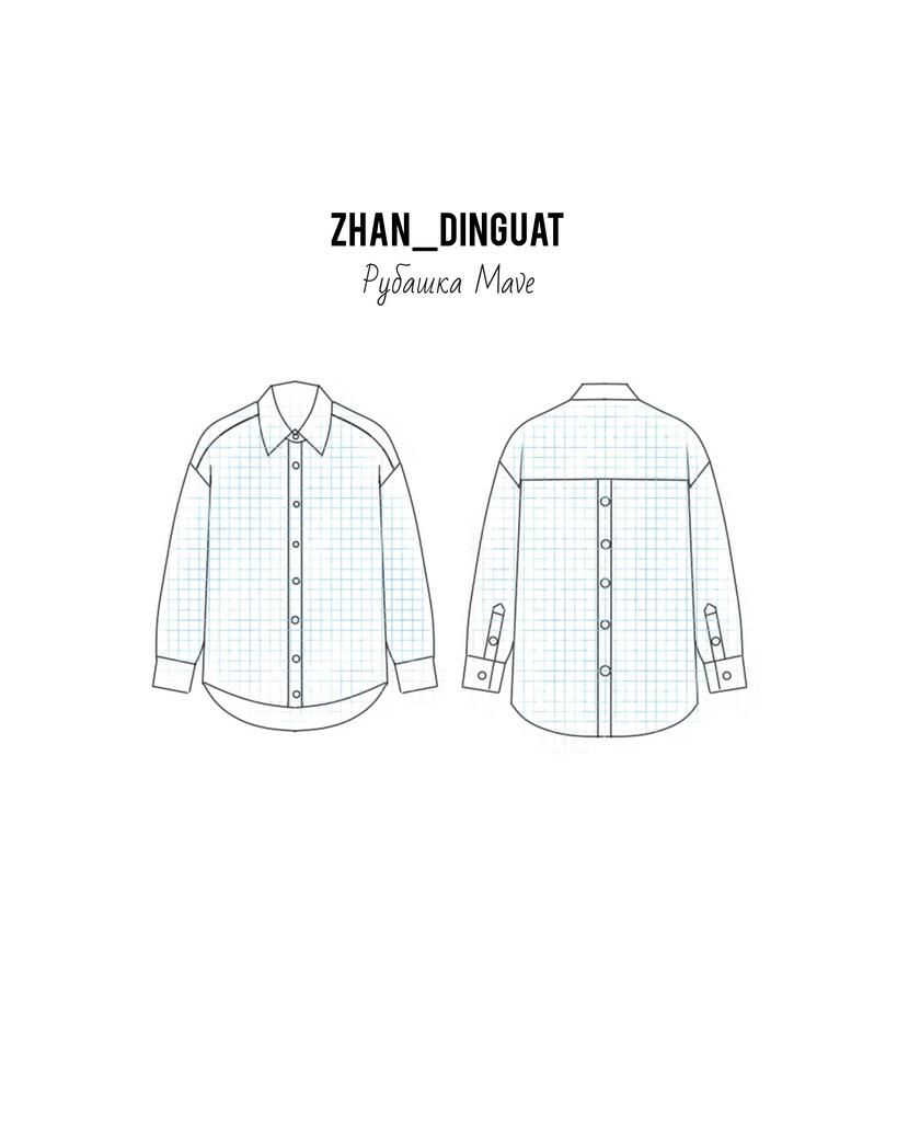 Выкройка рубашки Mave