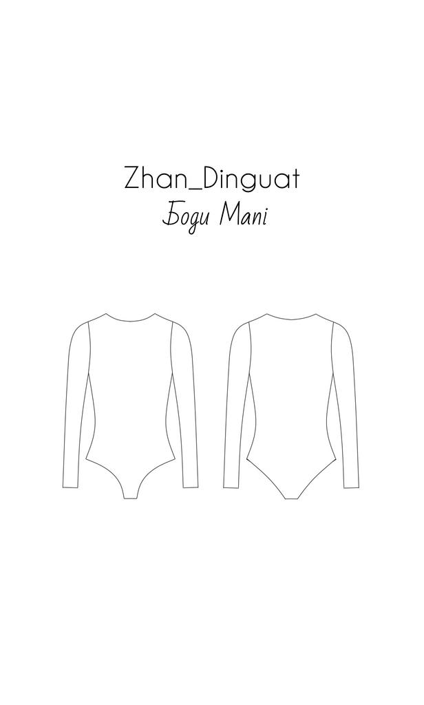 Выкройка боди Mani