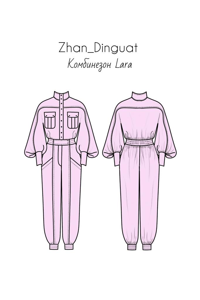 Выкройка комбинезона Lara