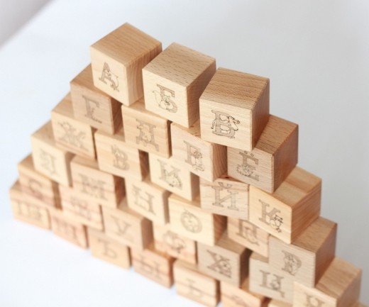 Деревянные кубики Алфавит, 30 шт. Пелси купить в интернет-магазине Wildberries