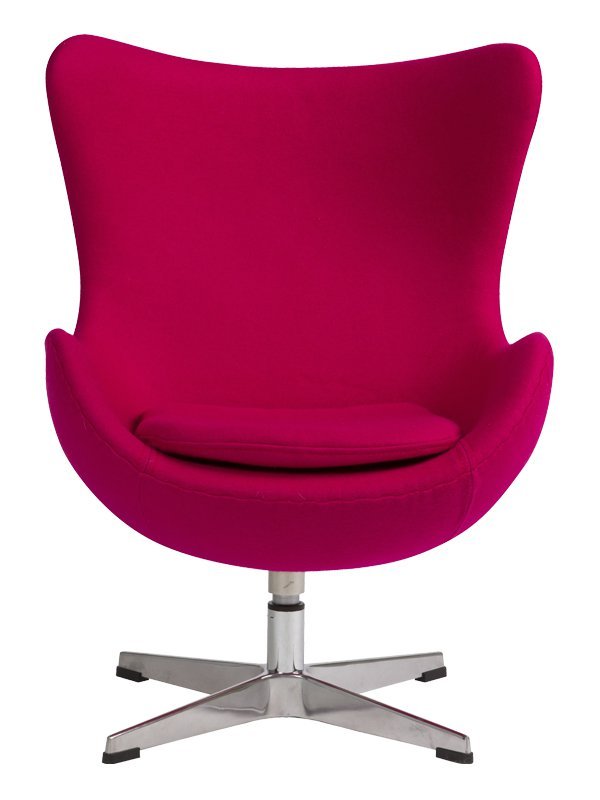 Кресло Egg Chair, ярко-малиновое
