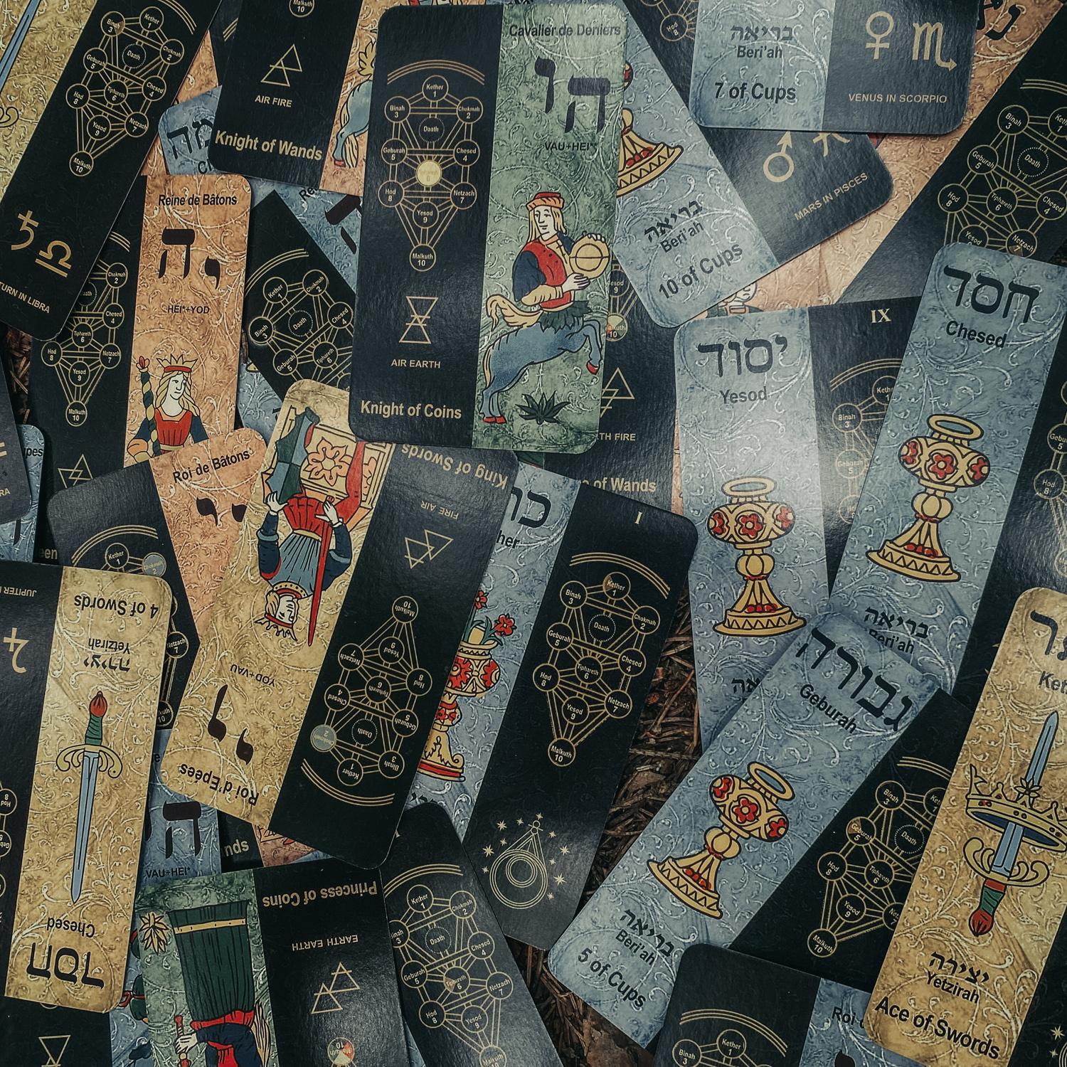 Каббалистическое Таро (Kabbalistic Tarot 5781) + инструкция PDF