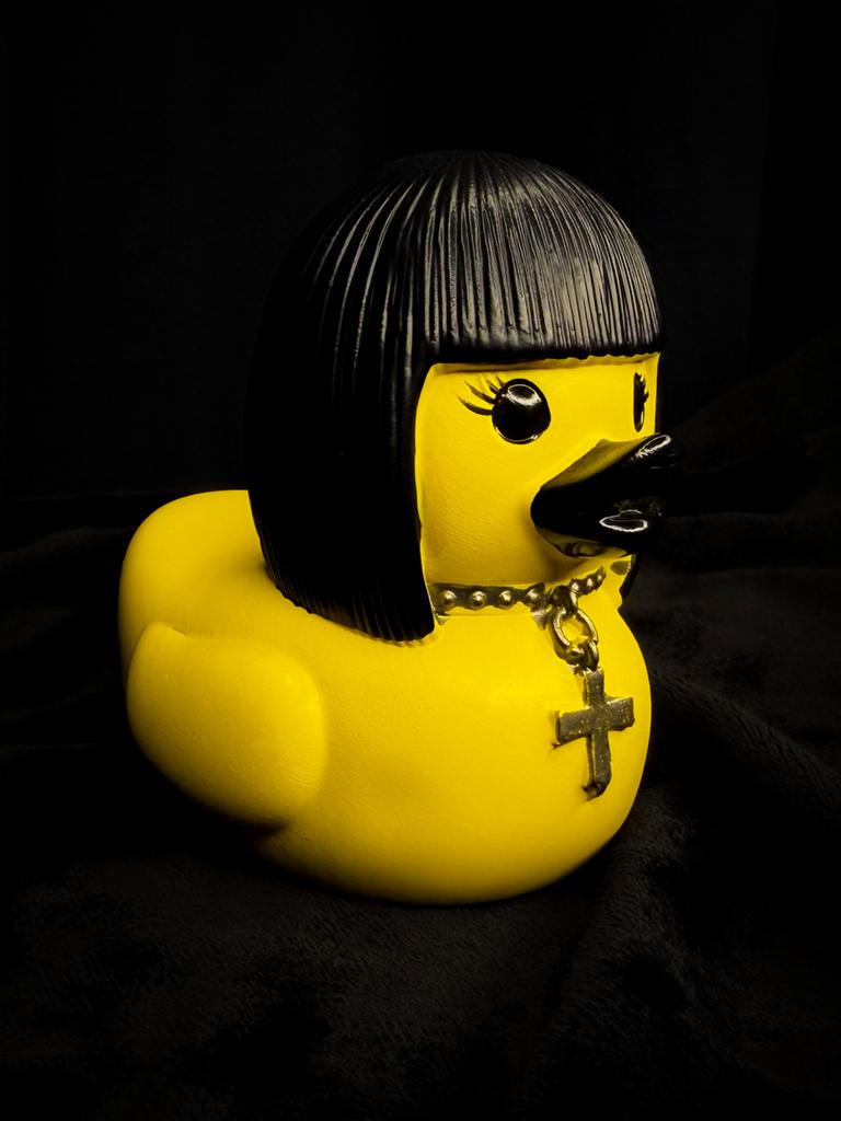 Коллекционная фигурка-уточка «Gothic Cross Duck»