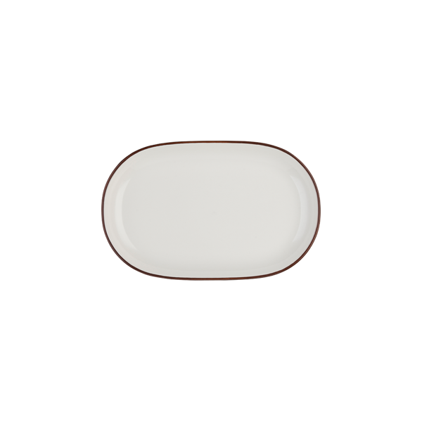 Блюдо овальное 28 см ID FINE, Modest Brown (6)