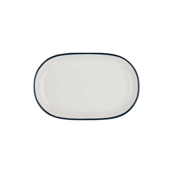 Блюдо овальное 33 см ID FINE, Modest Navy (6)