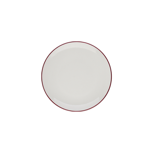 Тарелка 25 см ID FINE, Modest Maroon (12)