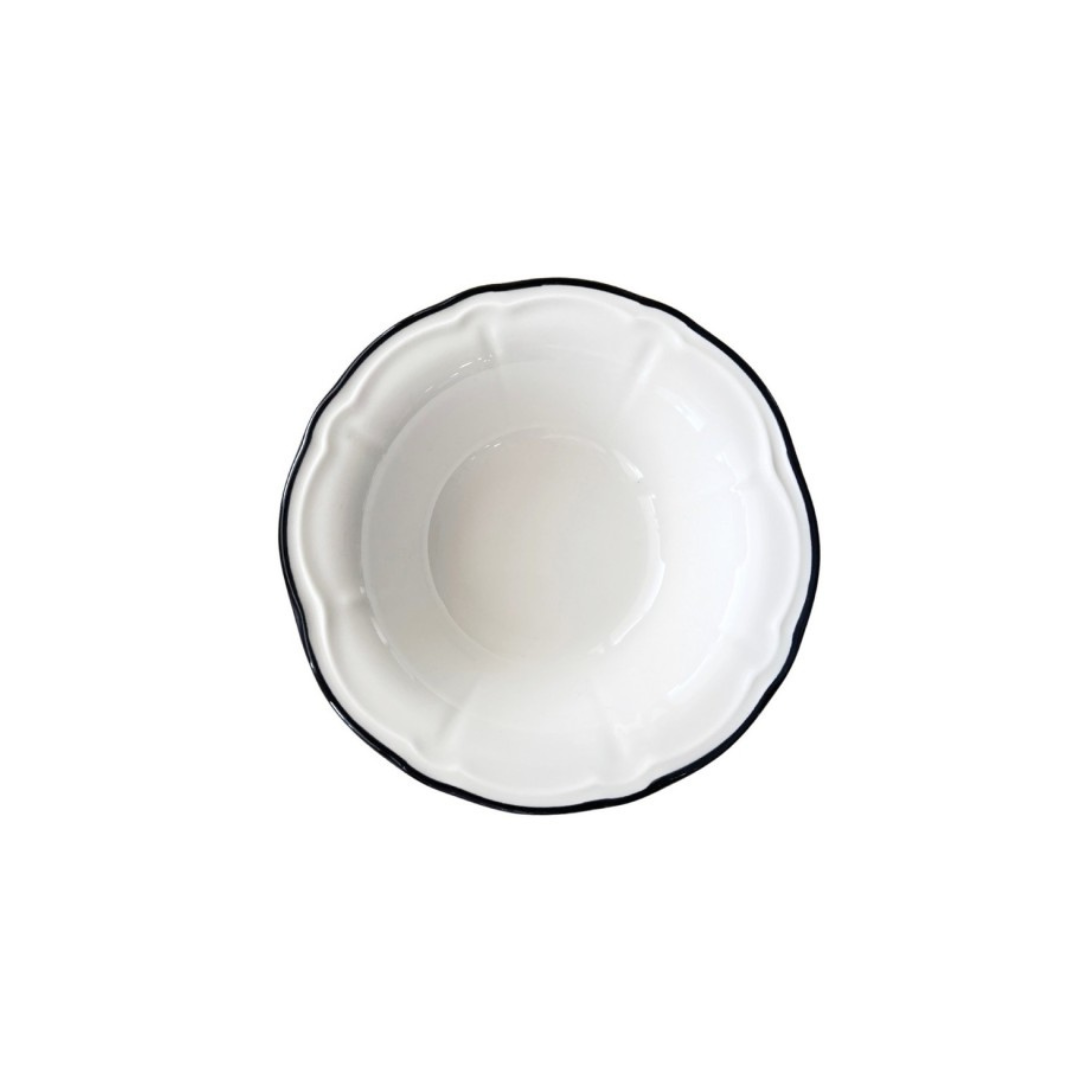 Соусник 12 см 100 мл, 1972 by ID FINE, Line Black (24)
