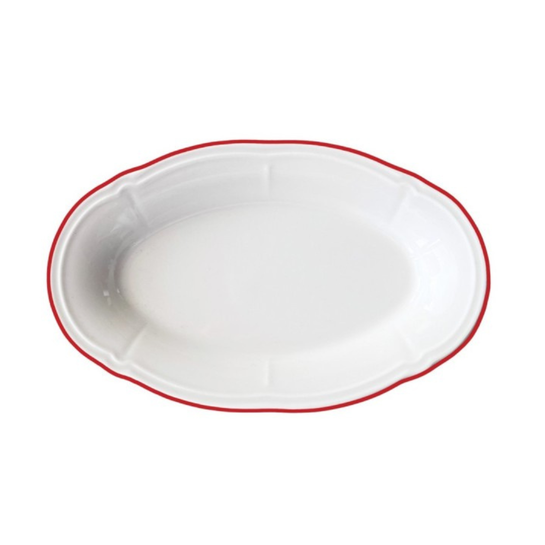 Блюдо овальное 21 см, 1972 by ID FINE, Line Coral (12)