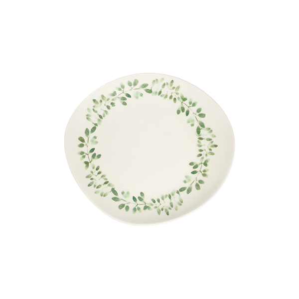 Тарелка асимметричная 21 см, 1972 by ID FINE, Garden