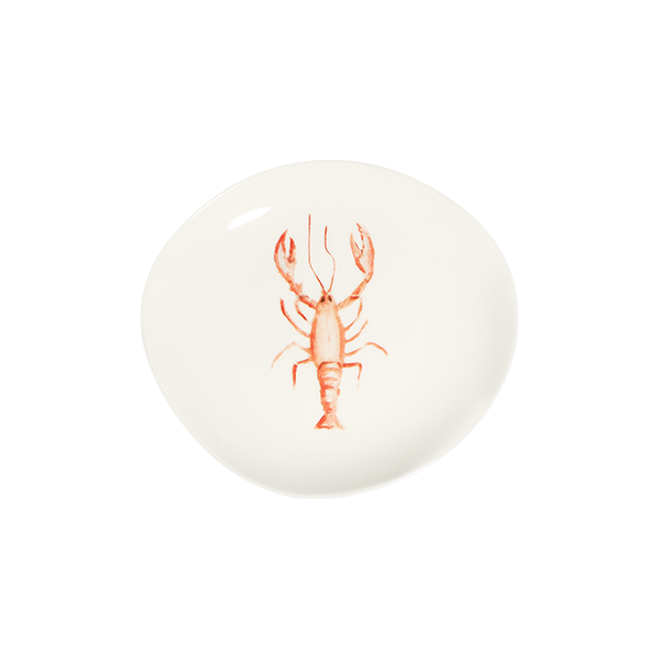 Тарелка асимметричная 21 см, 1972 by ID FINE, Lobster Blue (12)