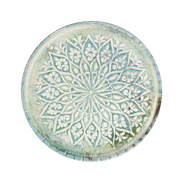 Тарелка 28 см, 1972 by ID FINE, Granada Turquoise (6)