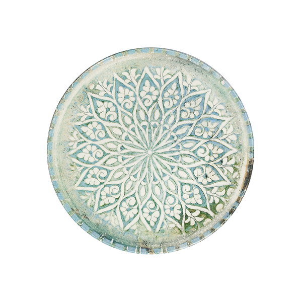 Тарелка 25 см, 1972 by ID FINE, Granada Turquoise (6)
