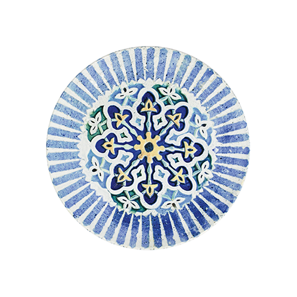 Тарелка 25 см, 1972 by ID FINE, Cordoba Blue (6)