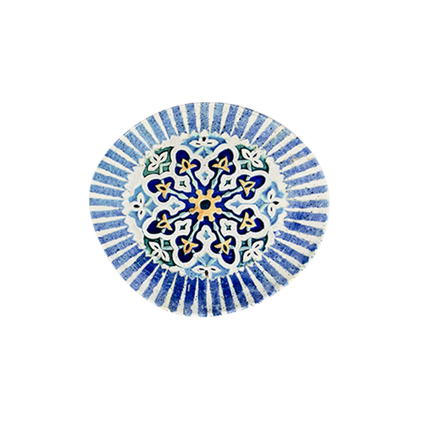 Тарелка асимметричная 21 см, 1972 by ID FINE, Cordoba Blue (12)