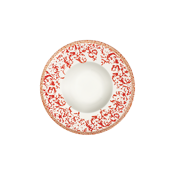 Тарелка глубокая с бортами 29 см 460 мл ID FINE, Venecia Maroon (6)