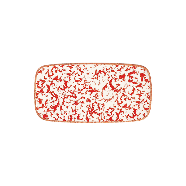 Блюдо прямоугольное 34х16 см ID FINE, Venecia Maroon (6)