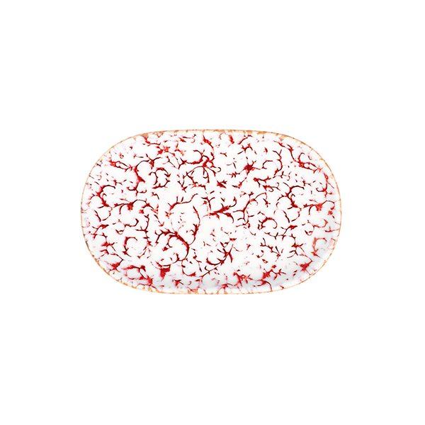 Блюдо овальное 33х21 см ID FINE, Venecia Maroon (12)