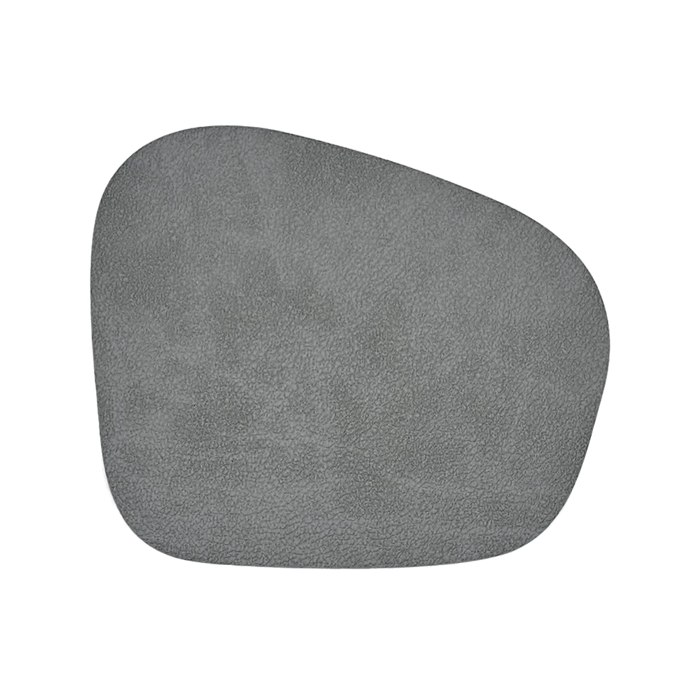Подстаканник из кожи трапеция 12х11 см VERO, светло-серый