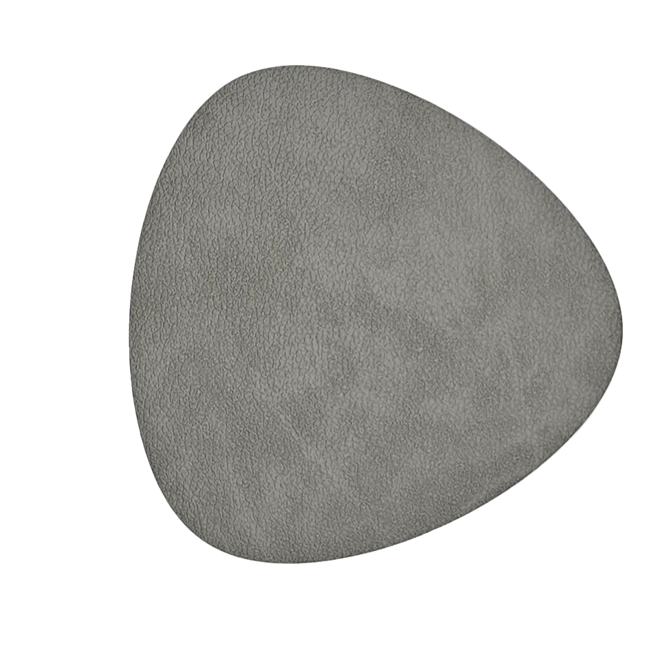 Подстаканник из кожи треугольник 12х12 см VERO, светло-серый