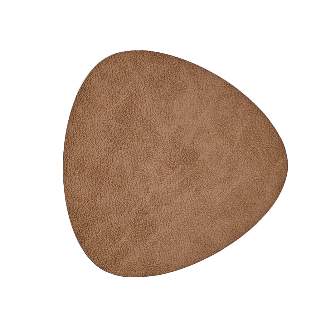 Подстаканник из кожи треугольник 12х12 см VERO, коричневый