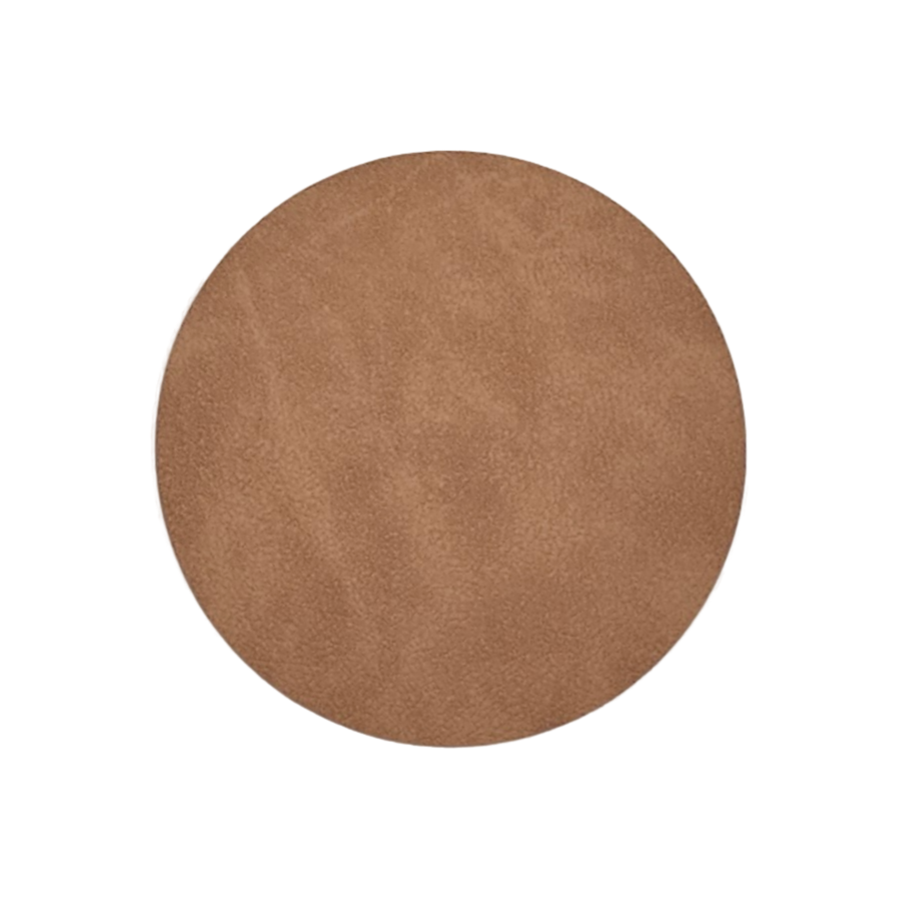 Подстаканник из кожи круг 11 см VERO, коричневый