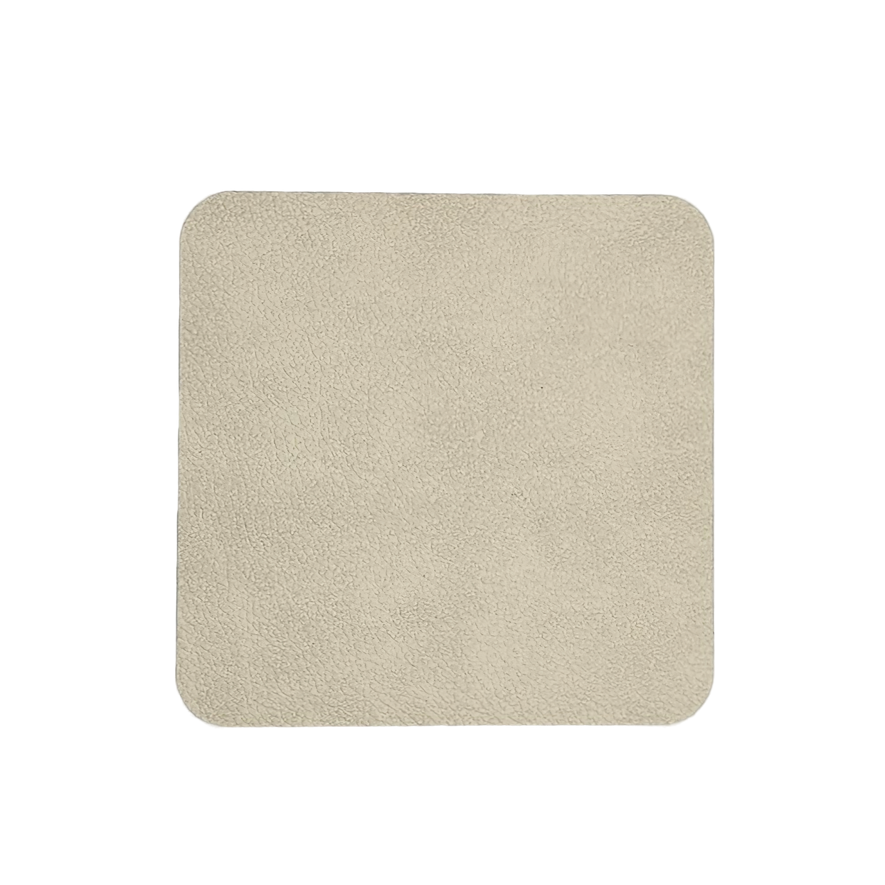 Подстаканник из кожи квадрат 10 см VERO, кремовый