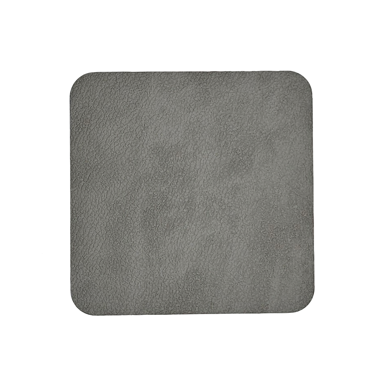Подстаканник из кожи квадрат 10 см VERO, светло-серый