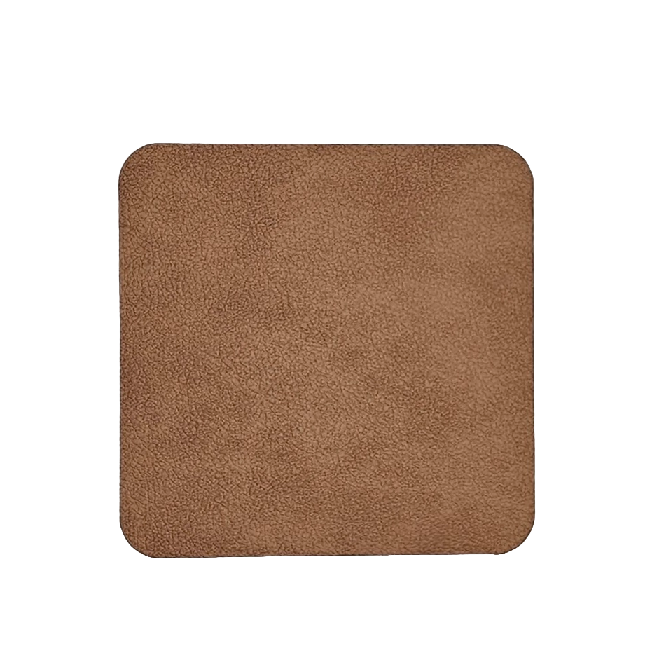 Подстаканник из кожи квадрат 10 см VERO, коричневый
