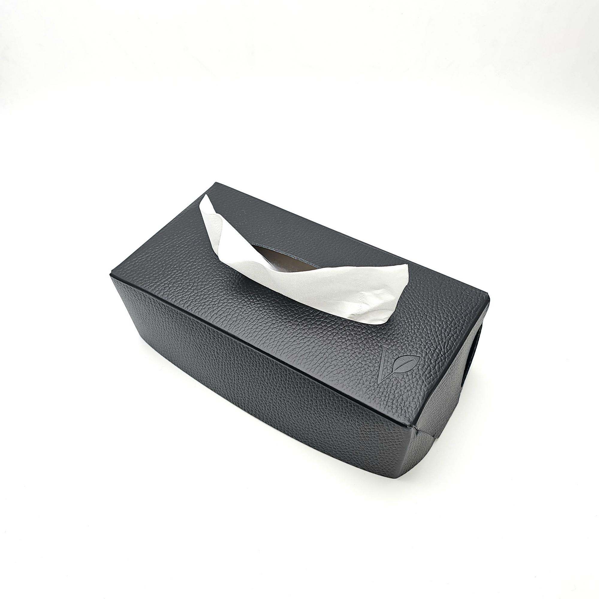 Салфетница из кожи 23х12х7 см VERO, черный