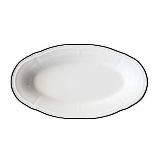 Блюдо овальное 33 см, 1972 by ID FINE, Line Black (6)