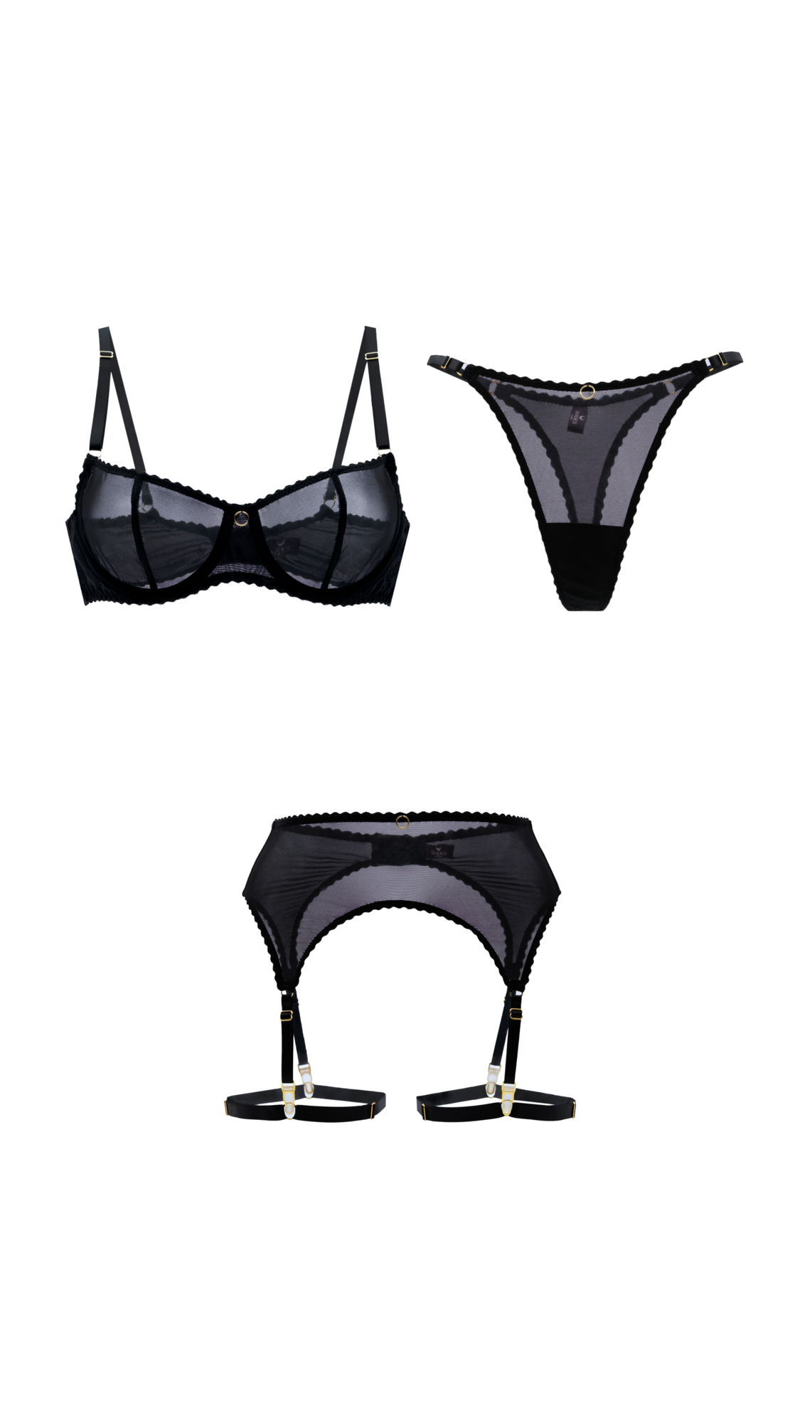 КОМПЛЕКТ NUDE (black)