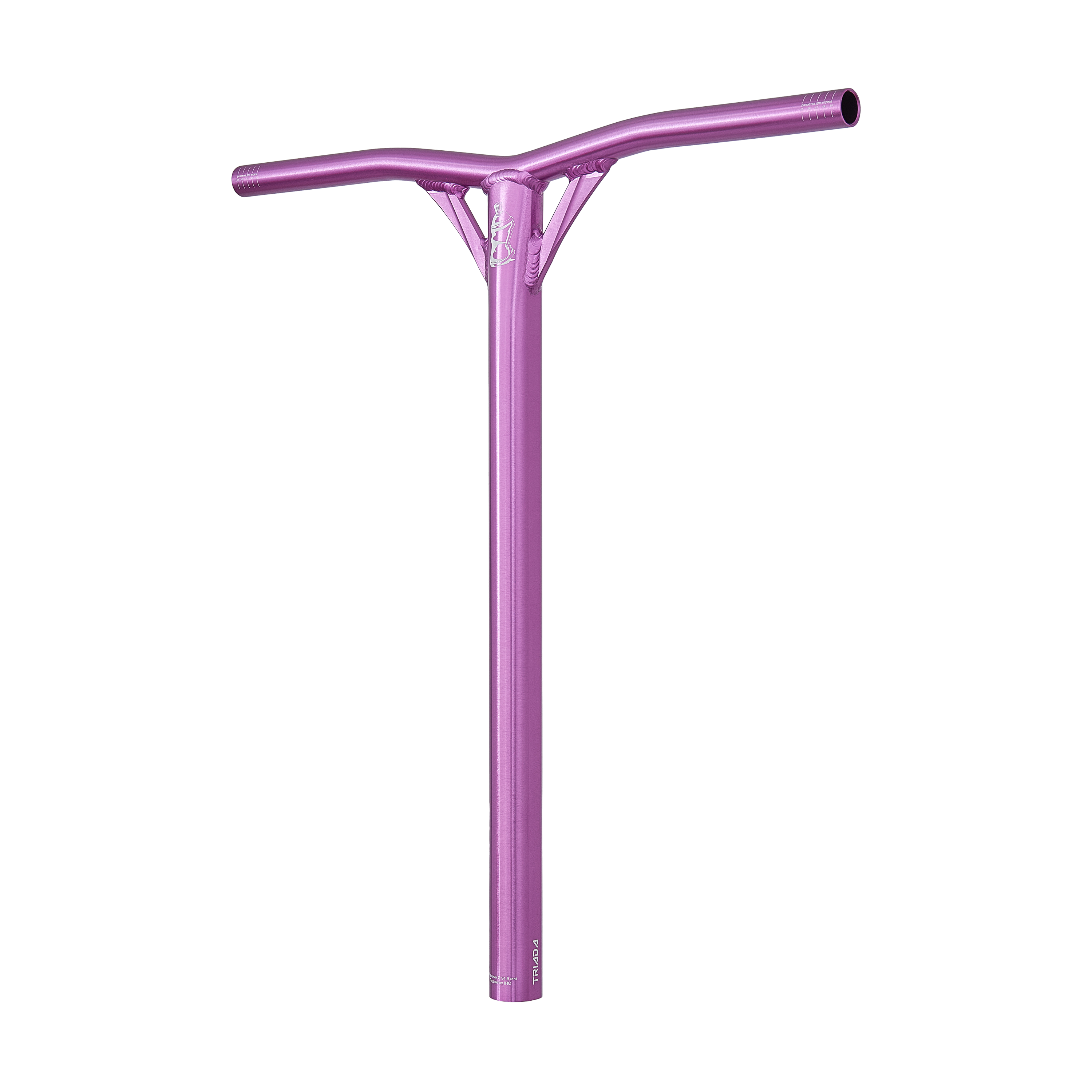 Руль Triada Air Y-образный SCS/IHC 500мм*560мм, polished deep purple