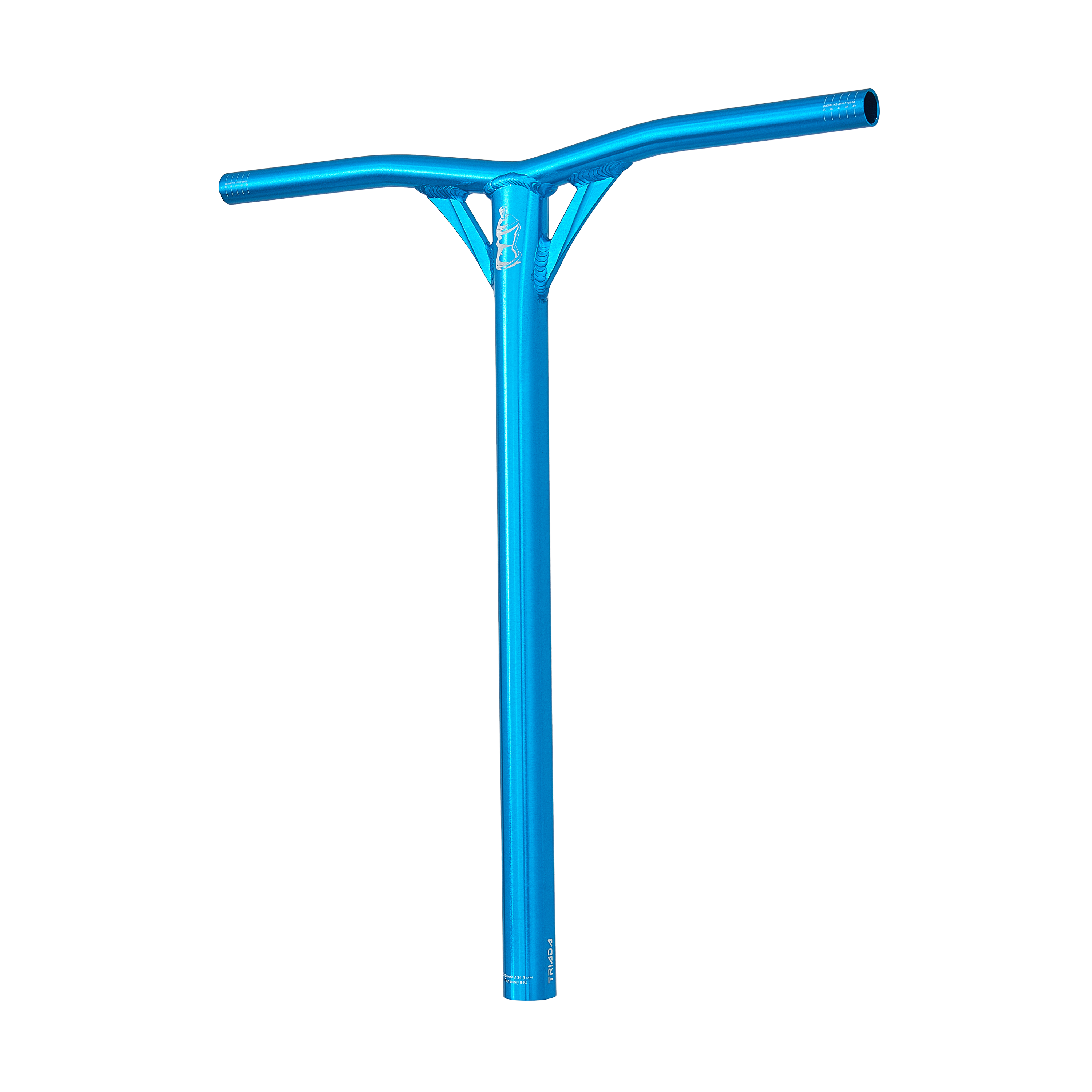 Руль Triada Air Y-образный SCS/IHC 500мм*560мм, polished heavenly