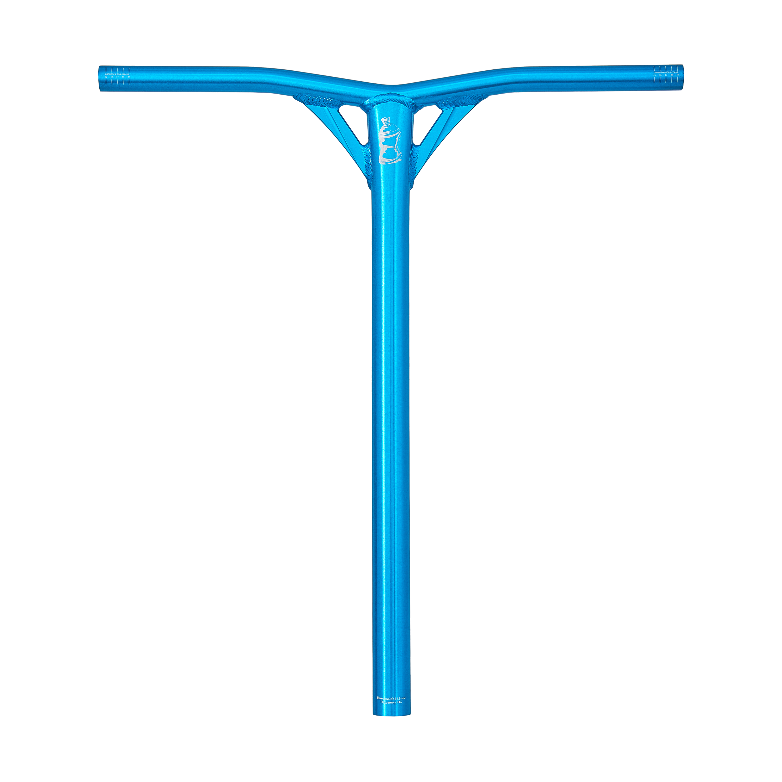 Руль Triada Air Y-образный SCS/IHC 500мм*560мм, polished heavenly