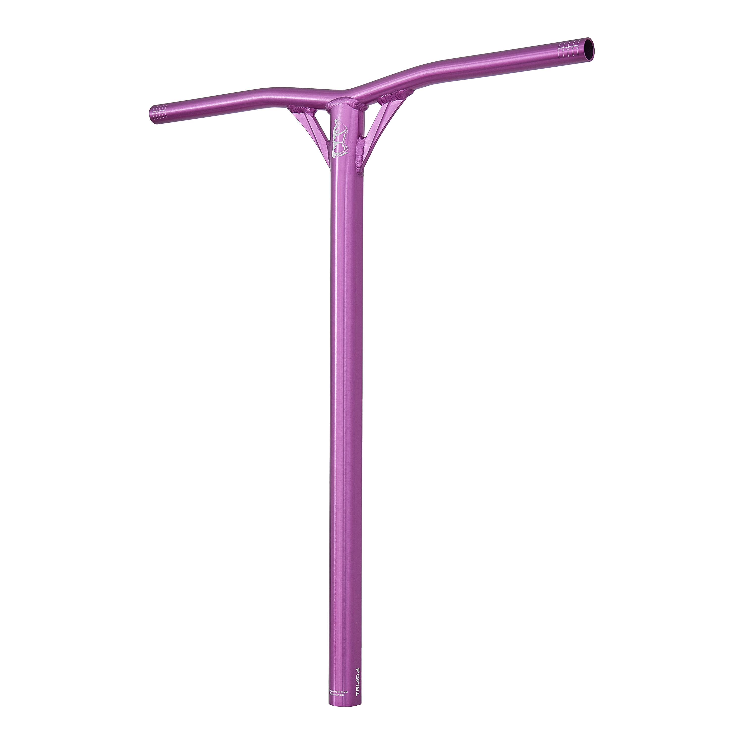 Руль Triada Air Y-образный SCS/IHC 560мм*660мм, polished deep purple