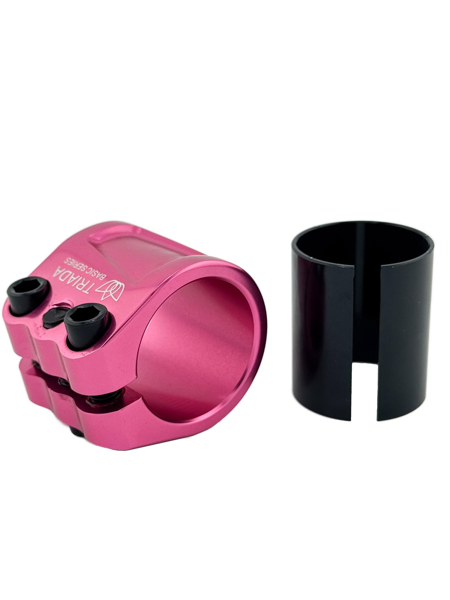 Зажим TRIADA BAISIC 3-болта фуксия полированный