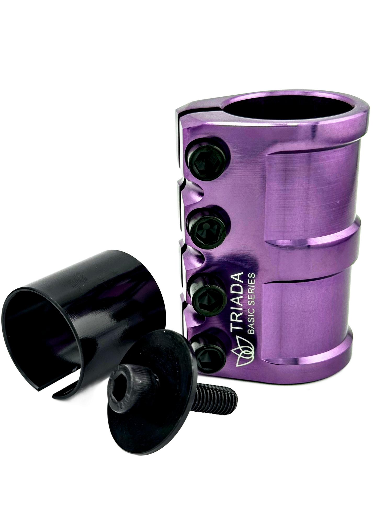 Зажим TRIADA BAISIC 4-болта фиолетовый полированный