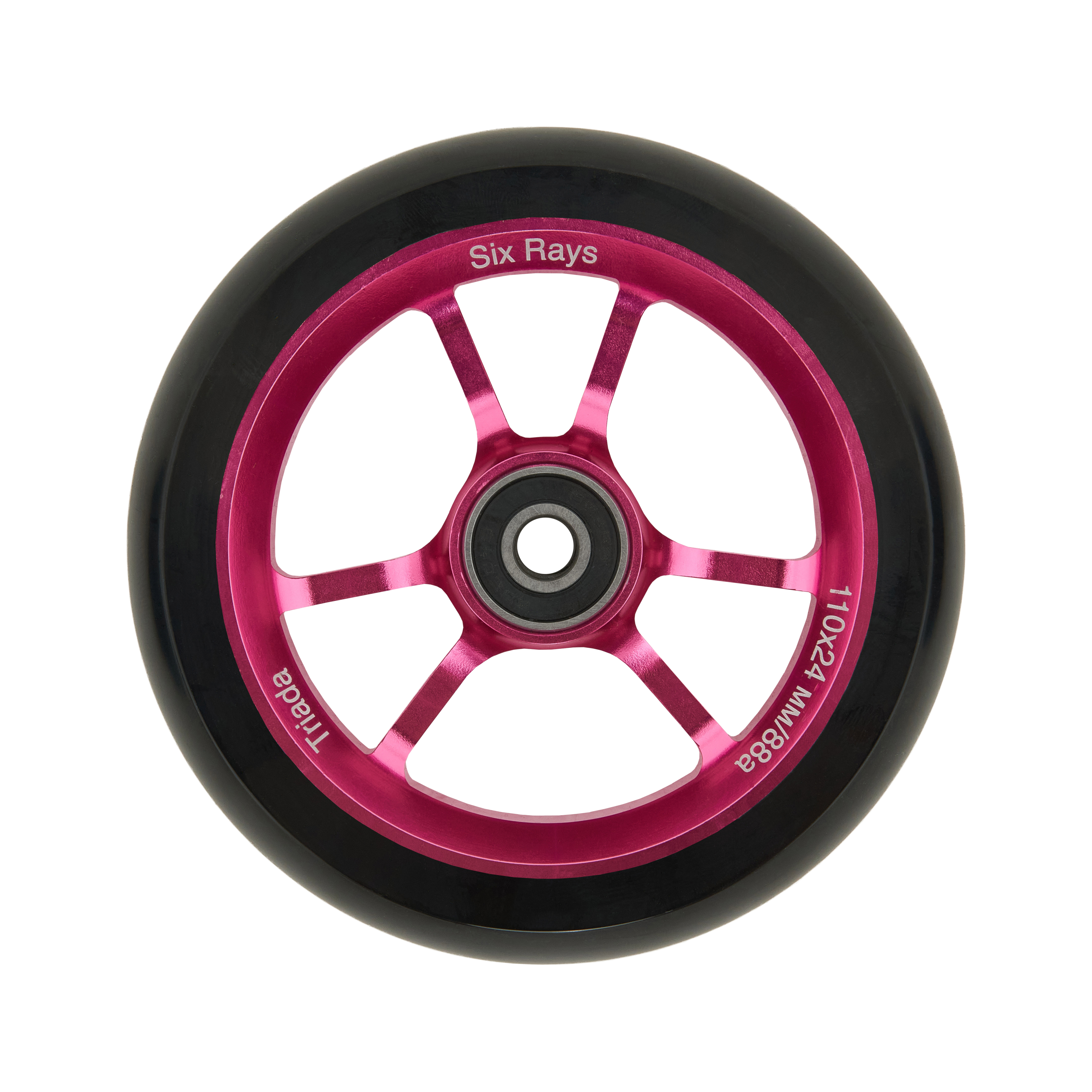Колесо Triada Air 3-Spoke, polished bubble pink