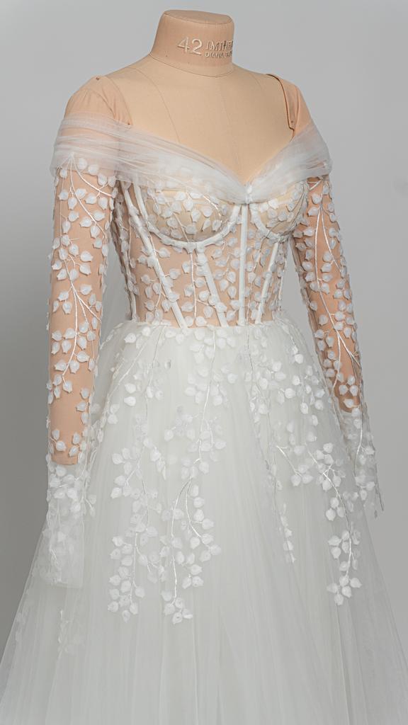 Removable Long Lace Sleeves "Brielle"