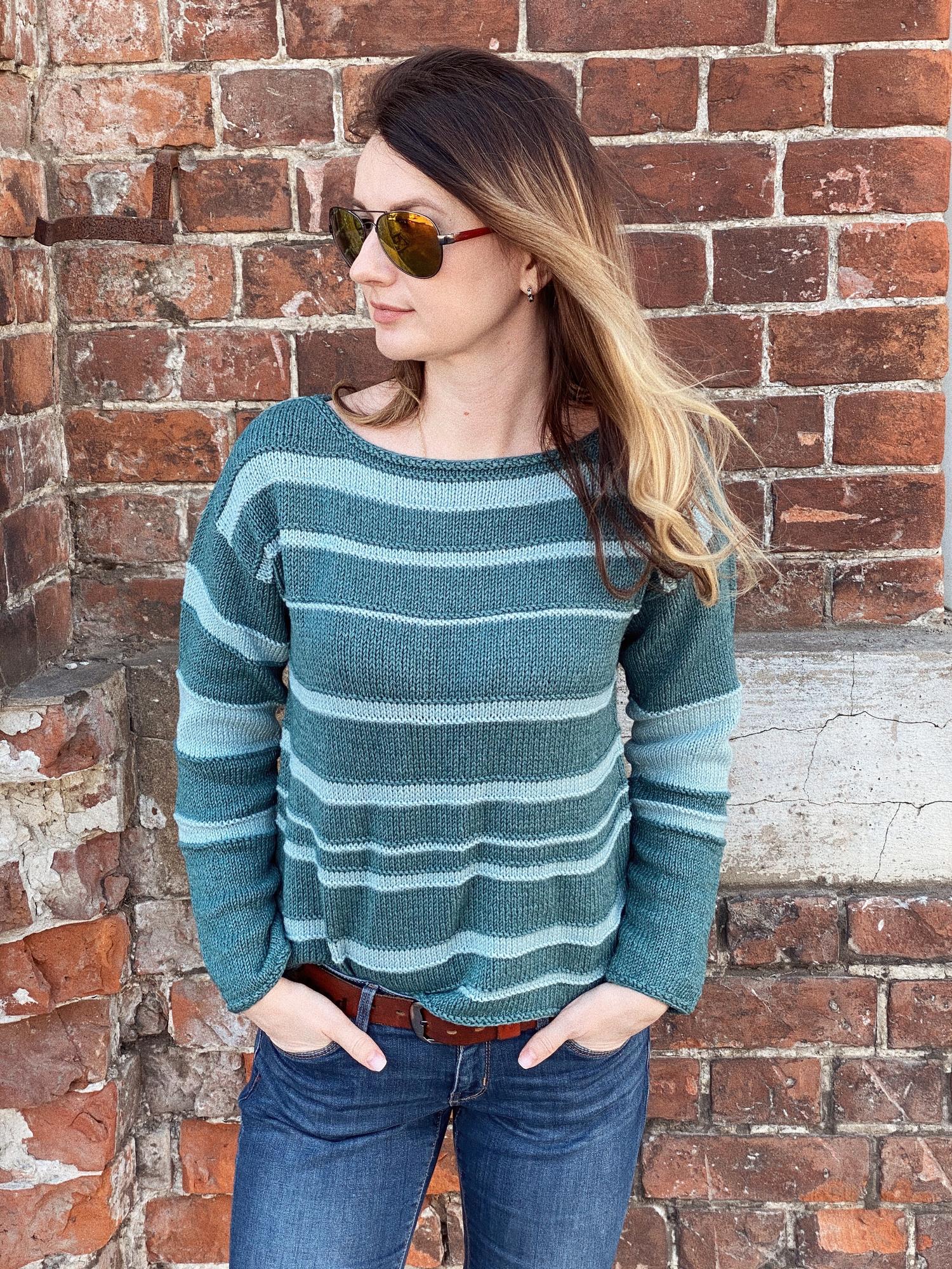 Мастер-класс по вязанию джемпера "DUO"