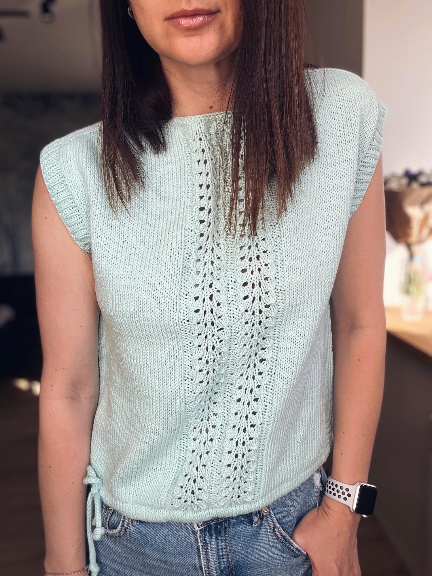 Мастер-класс по вязанию топа "Velana"