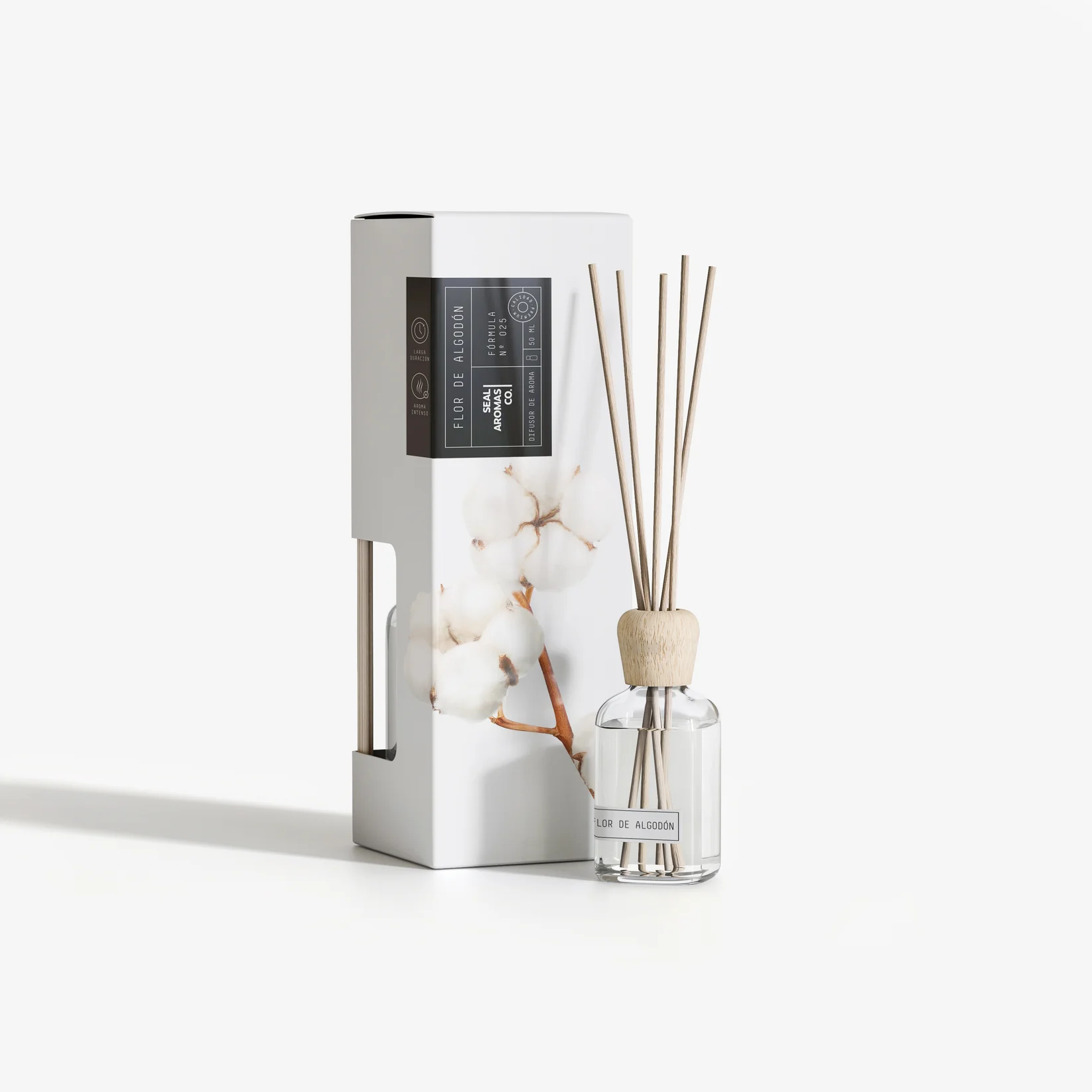 Essential Reed Diffuser -  COTTON FLOWER/ЦВЕТОК ХЛОПКА 50ml