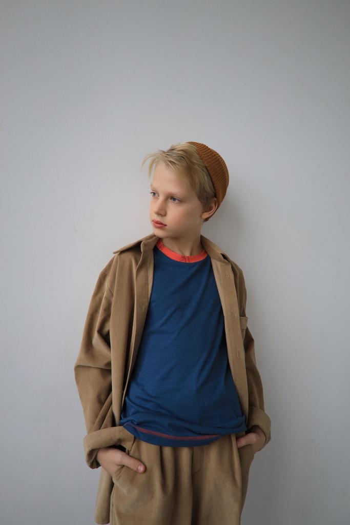 Футболка базовая синяя "base for everything"