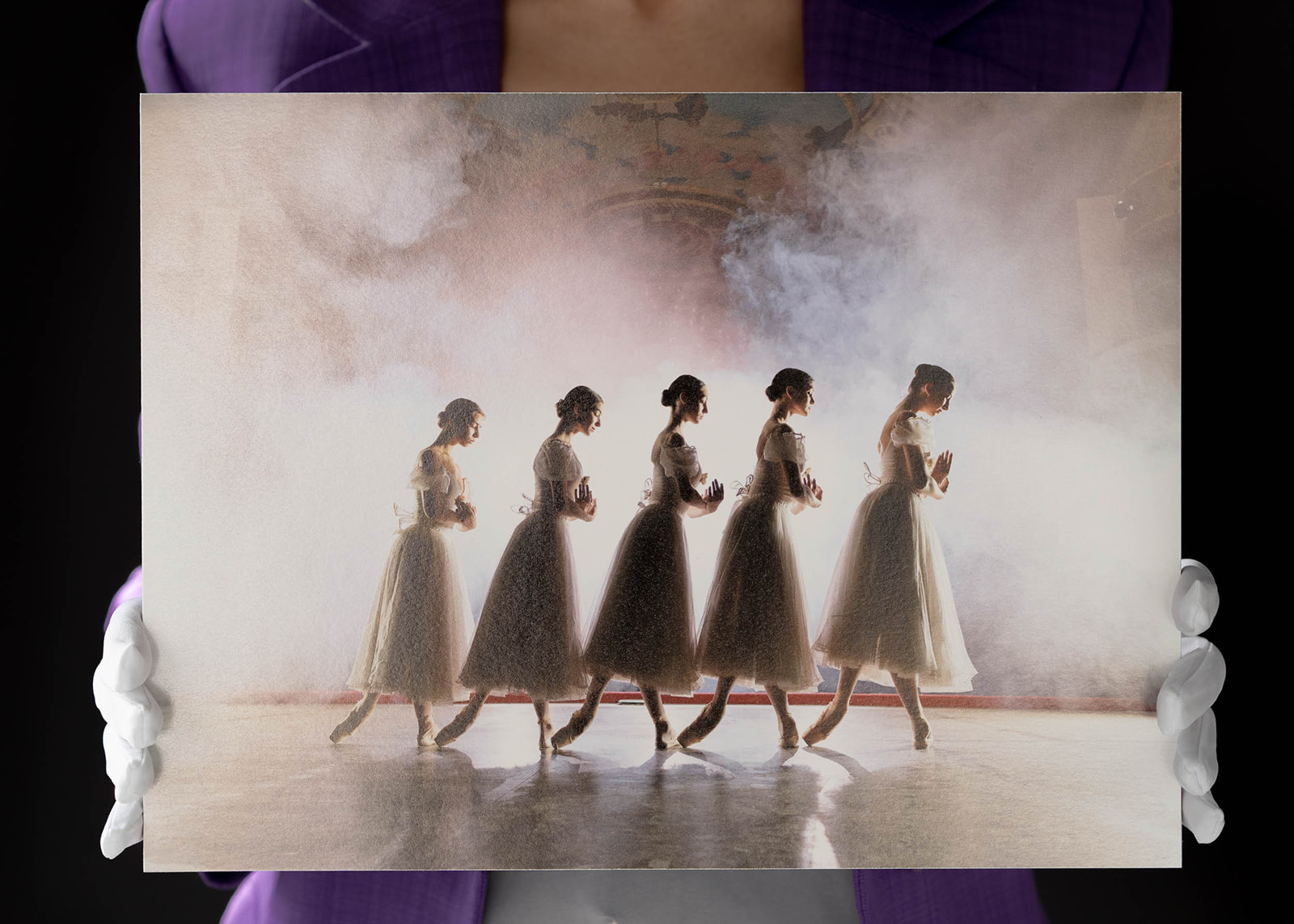 Постер "Ballerinas in Purple"